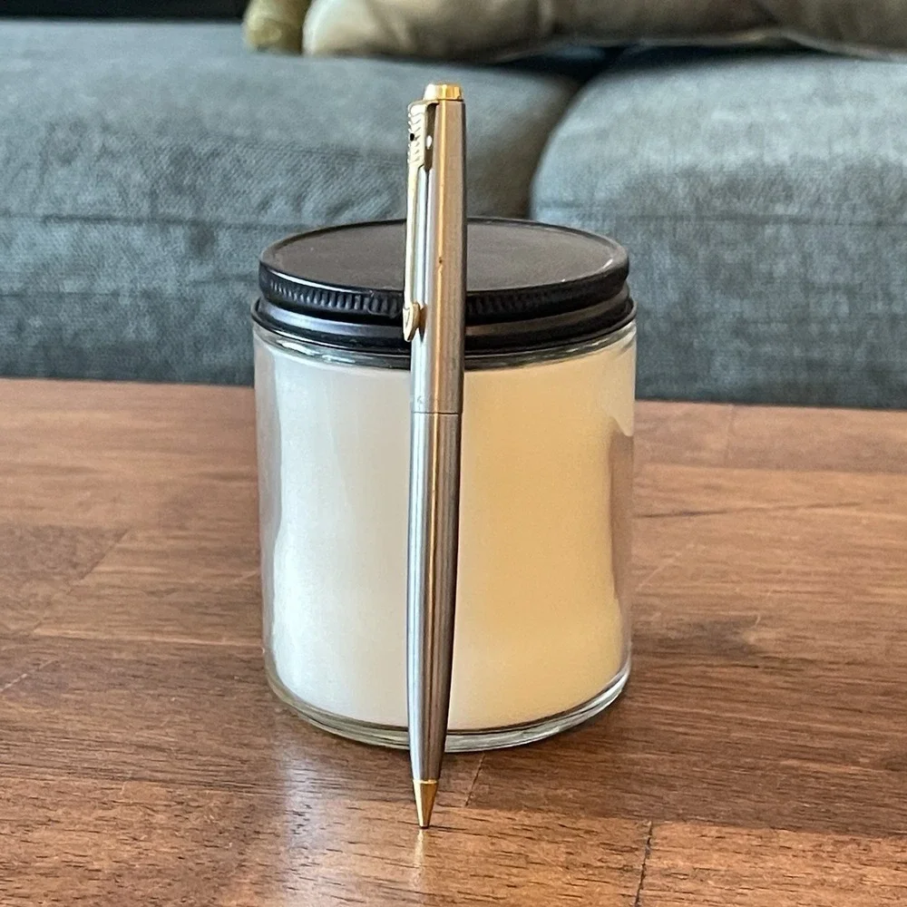Vintage Parker Flighter Mechanical Pencil‎ 0.9mm - Brushed Stainless Finish